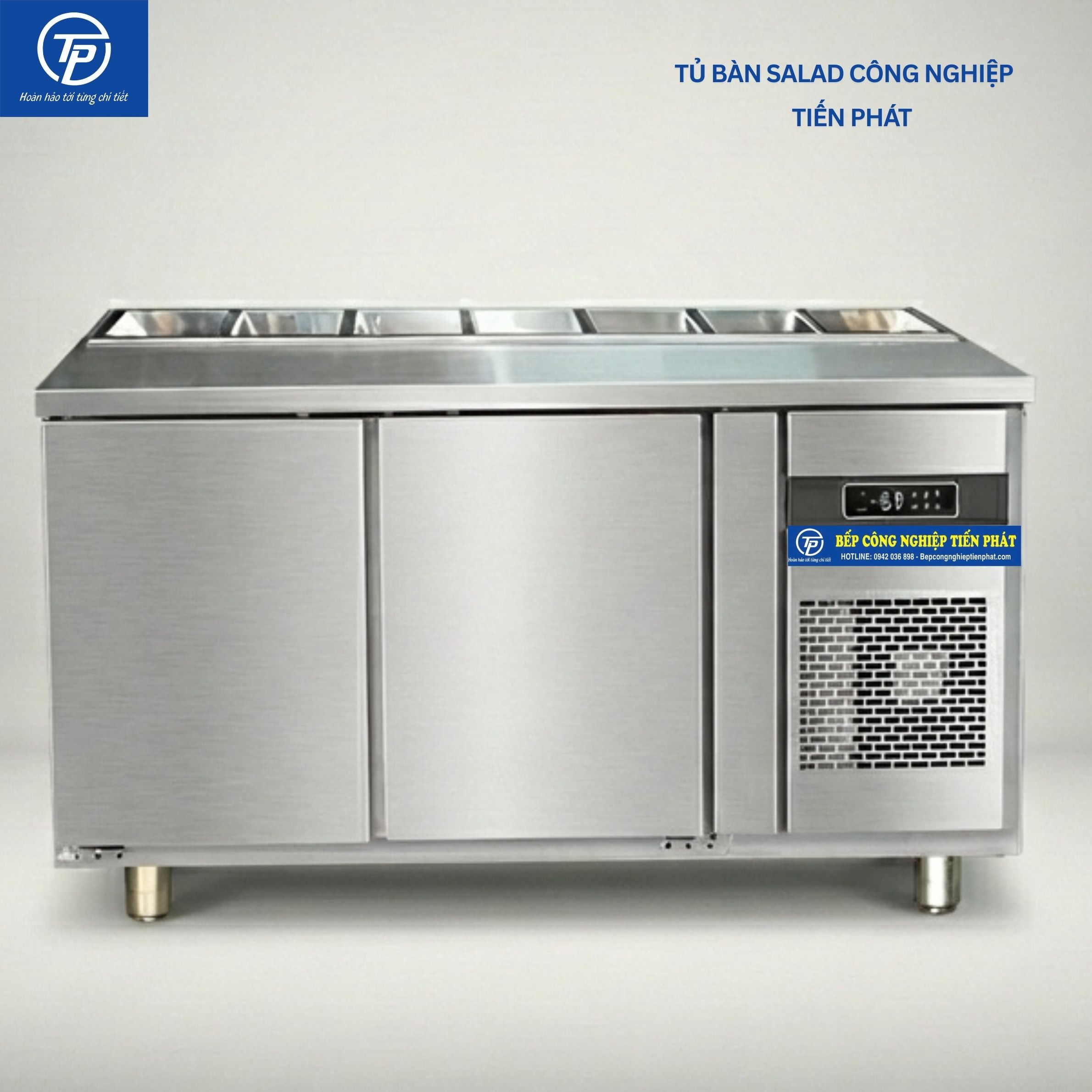 Bàn Salad 1.2m Quạt Gió